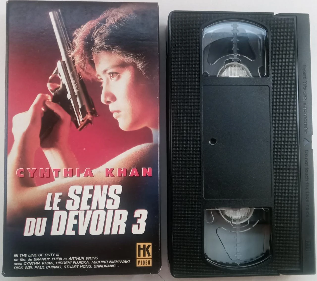 VHS Le Sens du devoir 3 – Cynthia Khan – cassette vidéo vintage